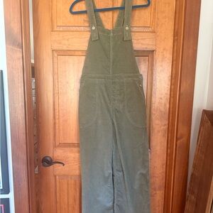 Patagonia Olive Green Corduroy Overalls